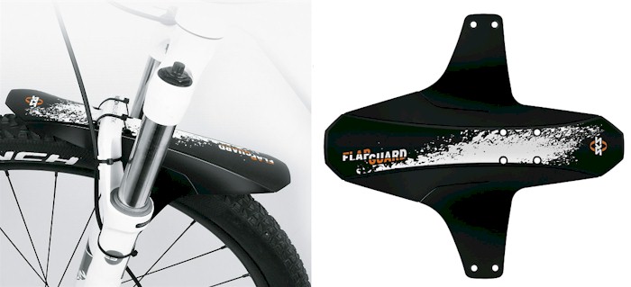 Riesel Design ® Mudguard per biciclette di qualsiasi dimensione con fascetta per parafango/parafango per mountain bike Parafanghi per mountain bike 