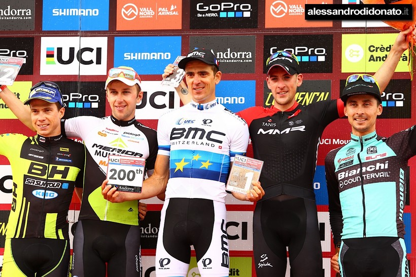 UCI World Cup Andorra 2016 - podio maschile