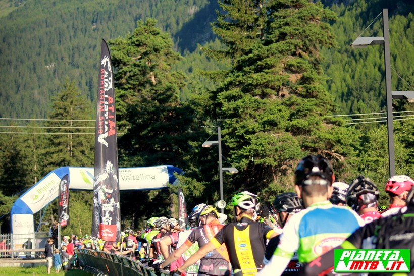 Alta Valtellina Bike Marathon - partenza