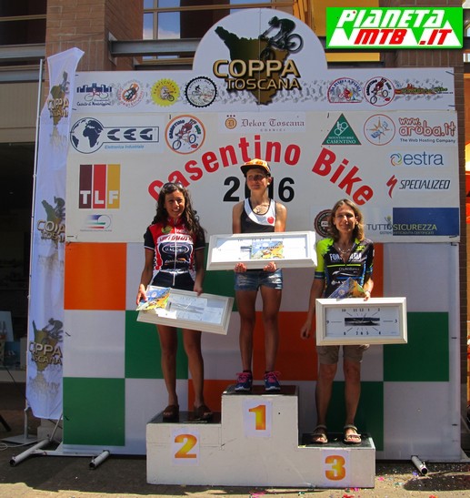 Casentino Bike podio femminile
