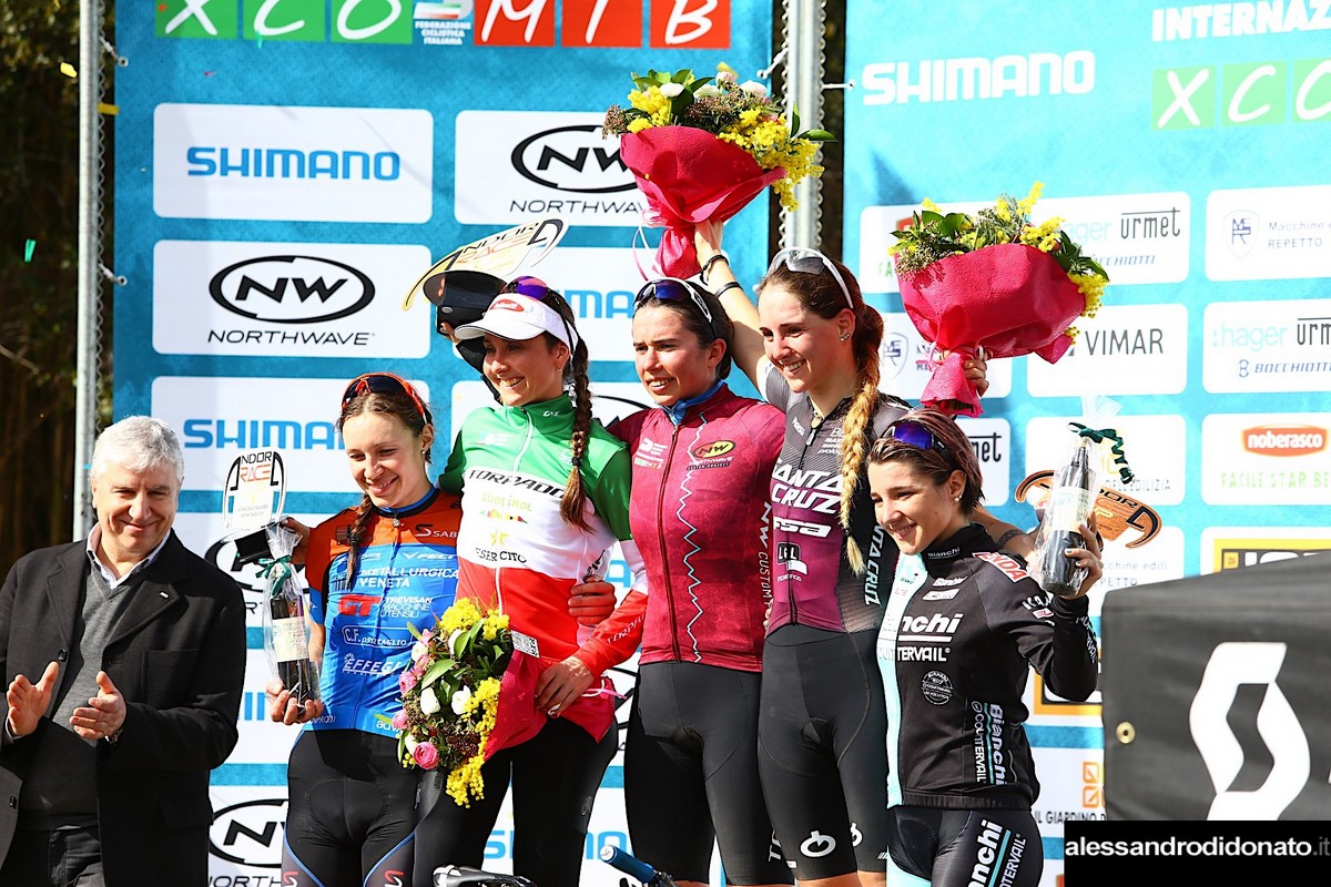 Internazionali d'Italia Series Andora, podio donne open