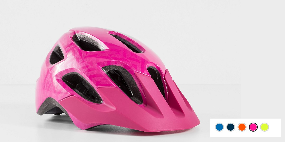 Ideale bicicletta casco casco casco per bambini Rosa Dimensione A Scelta 