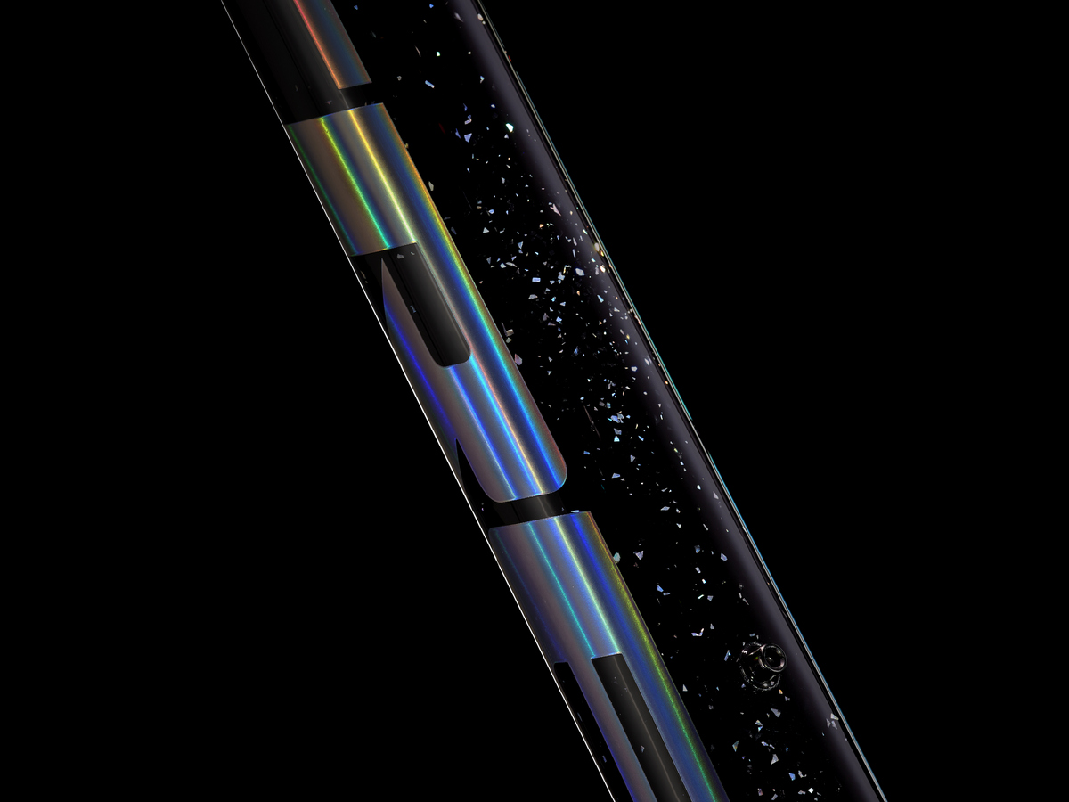 Holographic Diamond Flake colorazione Project One della Trek Supercaliber