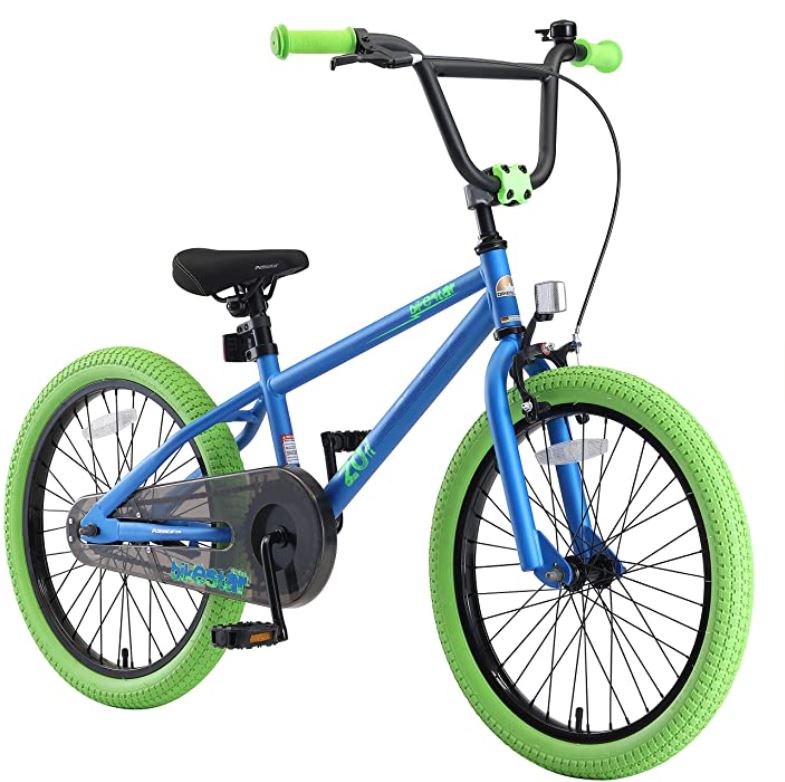 Bicicletta per Bambino 16" 2 Freni Kidfun Regina BMX Blu 