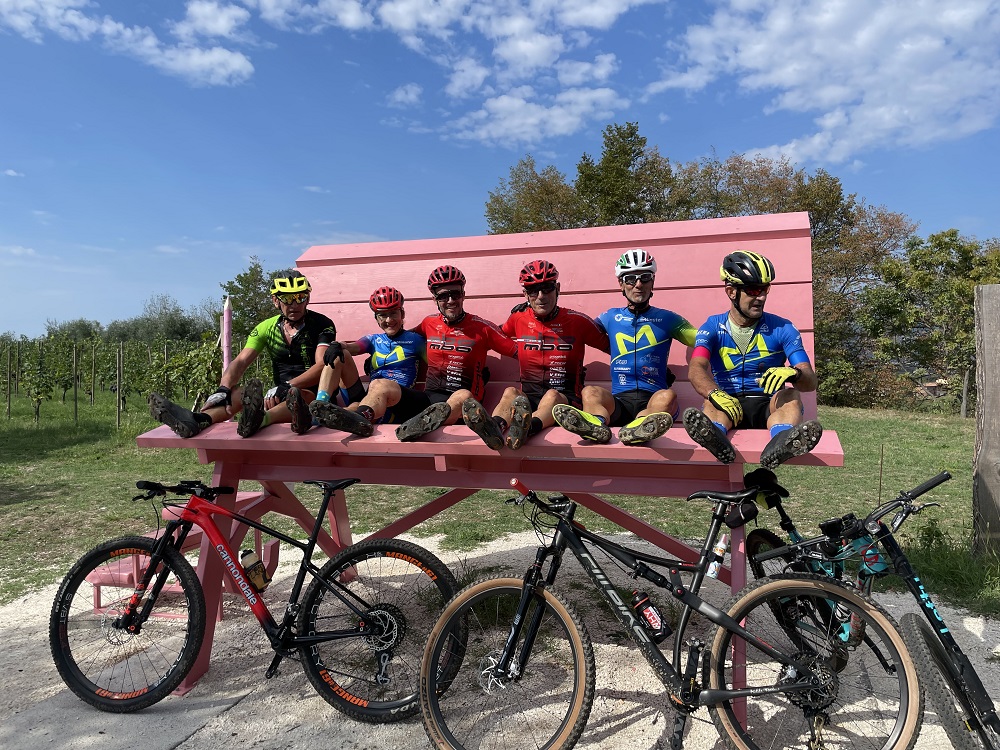 gara vinta con bicicletta elettrica pratone