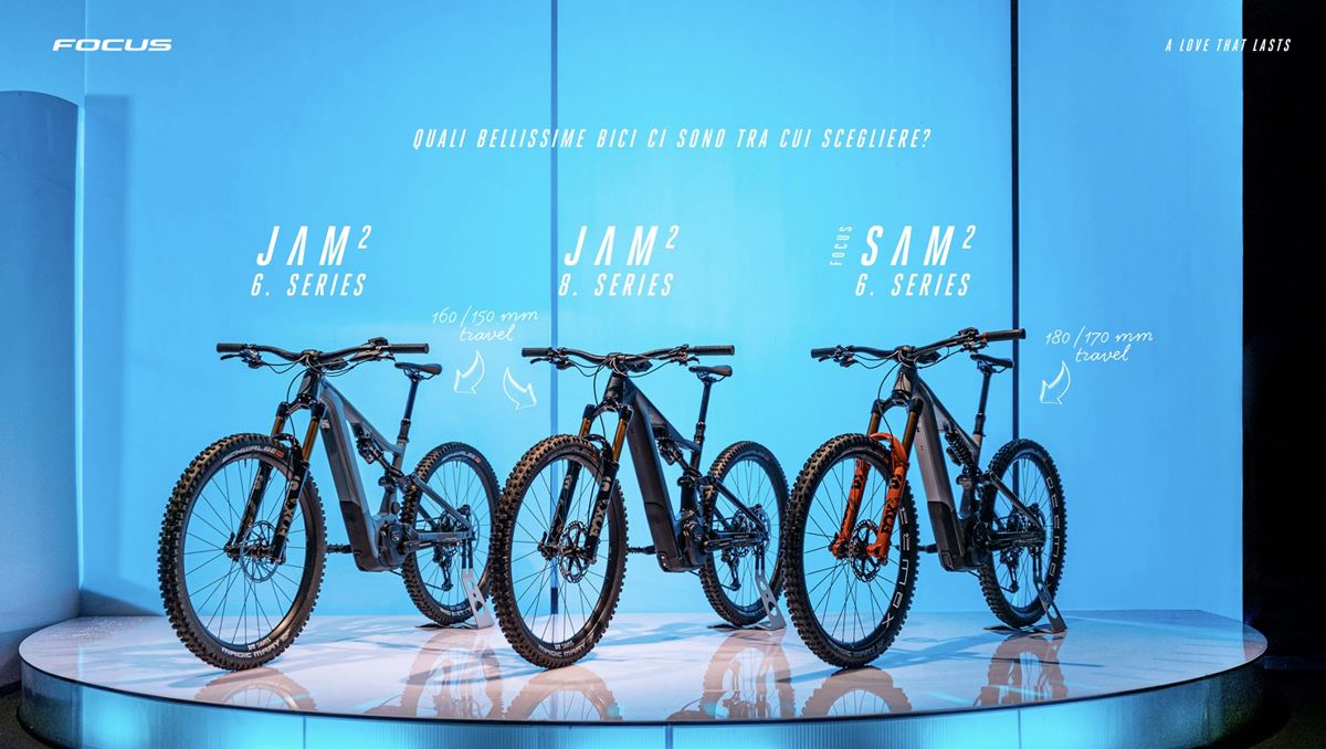 Focus nuove e-bike Jam² serie 6 e 8 e Sam²