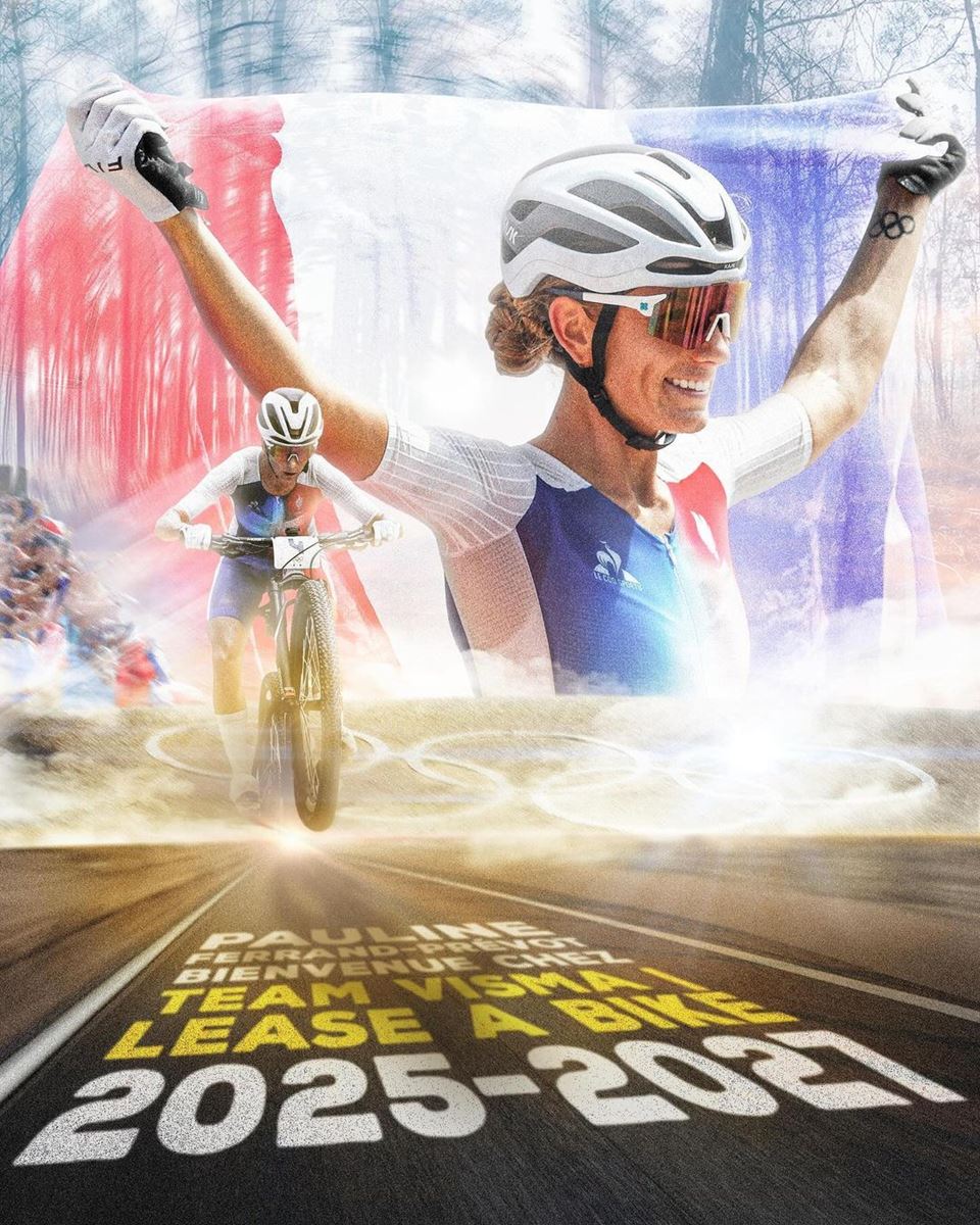 PAULINE PASSA AL TEAM VISMA LEASE A BIKE 