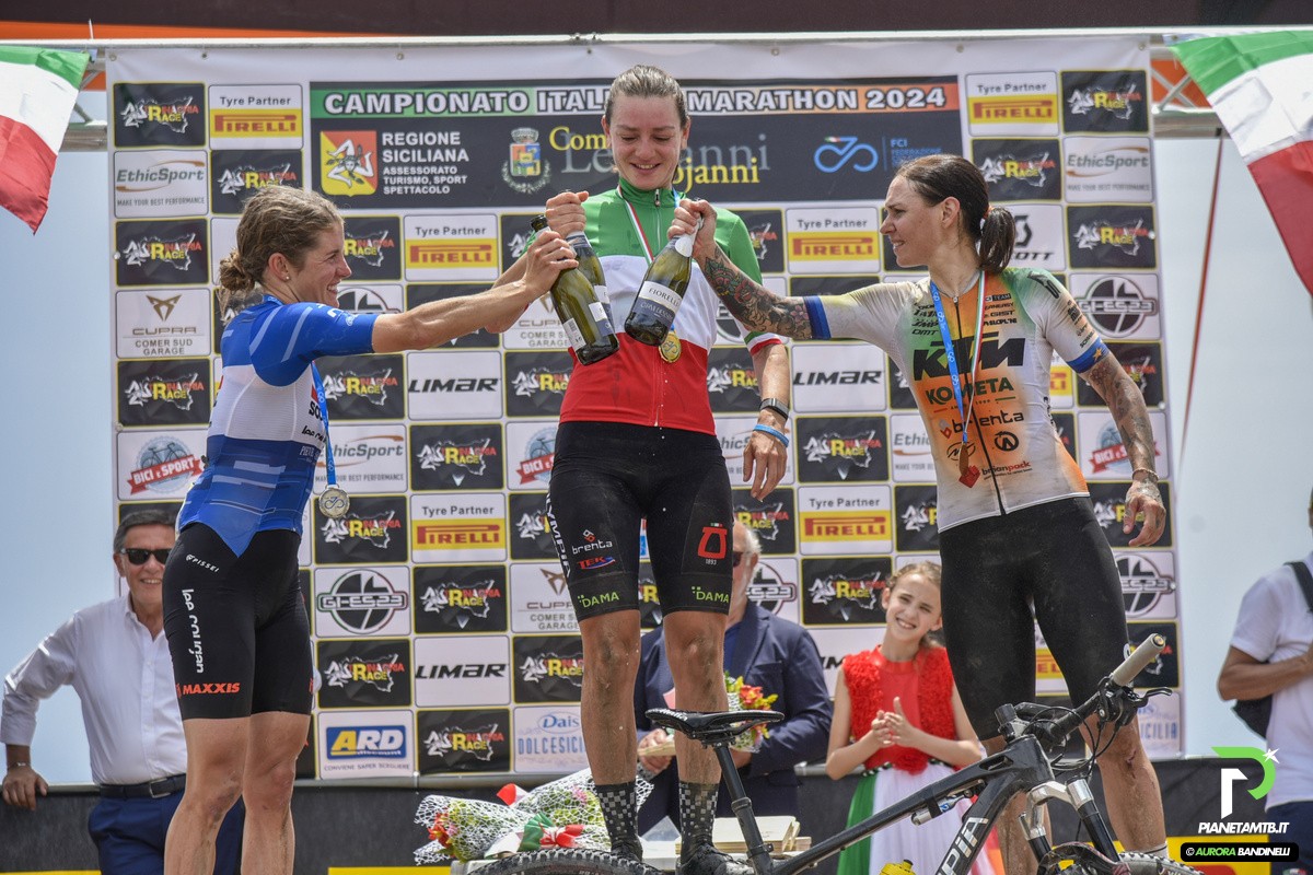 Podio femminile campionato italiano