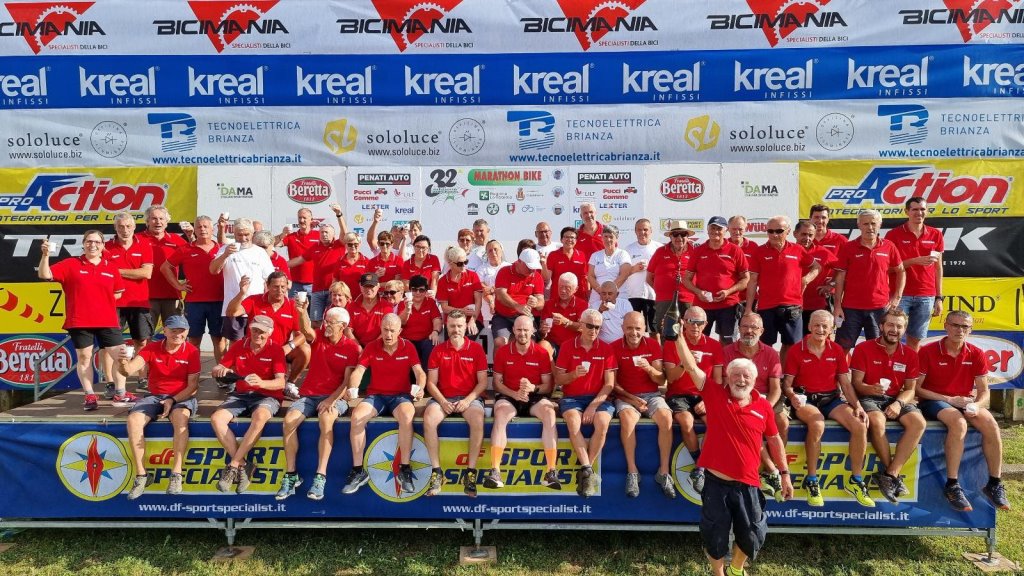 Il gruppo del Bike Action Team Galgiana da 33 anni organizzatore della Marathon Bike della Brianza