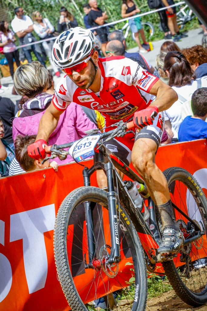 Riccardo Capiaghi in gara