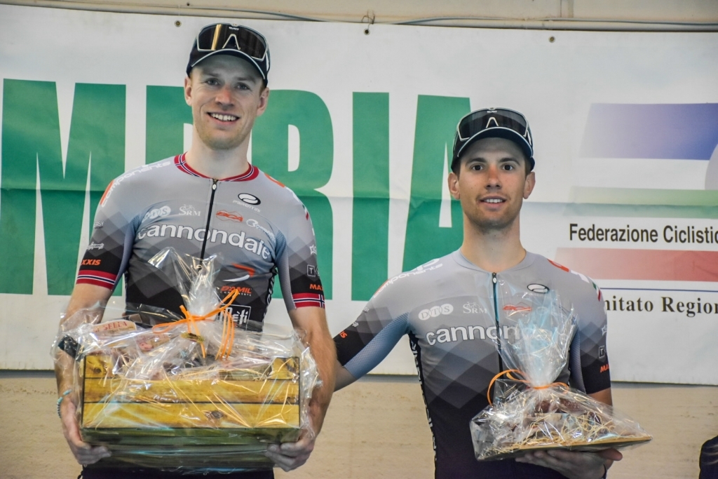 Ole Hem e Nicola Taffarel insieme sul podio della Granfondo delle Terme