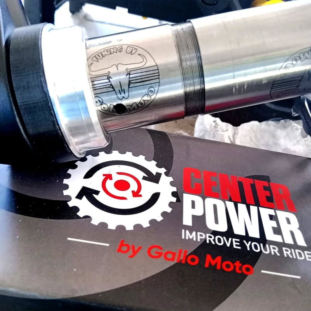 Center Power by Gallo Moto garantisce una distribuzione ottimale della potenza migliorando l'efficenza della pedalata