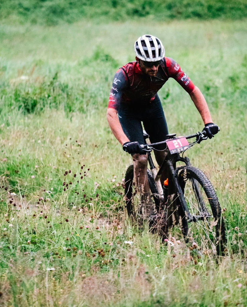 Alessio Trabalza 16. al suo rientro alla Alta Valtellina Bike Marathon