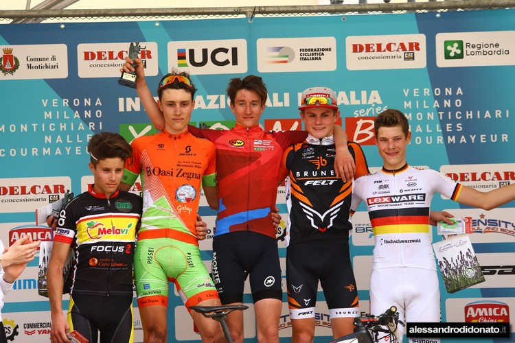 Trofeo Delcar Montichiari - podio juniores maschile