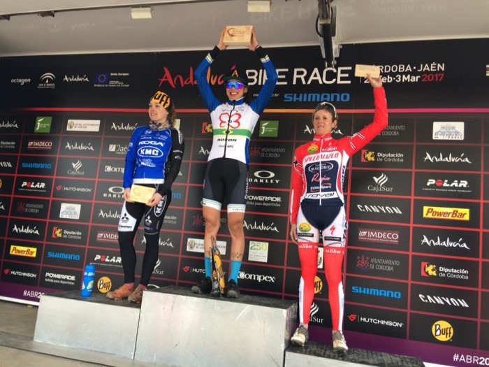 Andalucia Bike Race, podio femminile